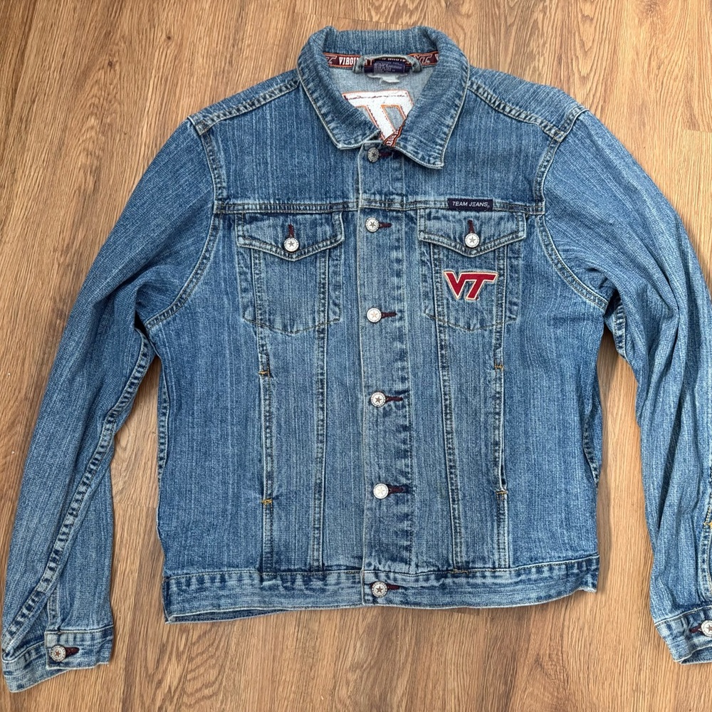 Vintage Team Jeans VT denim embroidered jacket